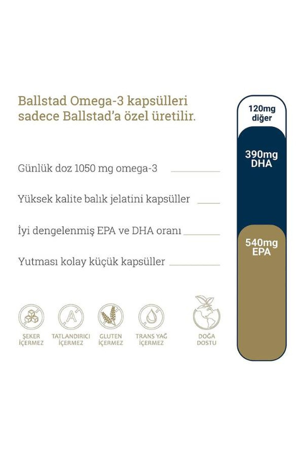 Omega-3 Balık Yağı Kapsül – Epa & Dha İçeren Takviye - 3