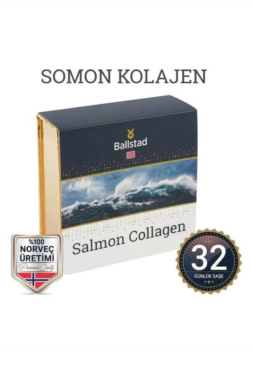 Somon Kolajeni Saşe 5000 mg – Hidrolize Kolajen Peptitleri - 0