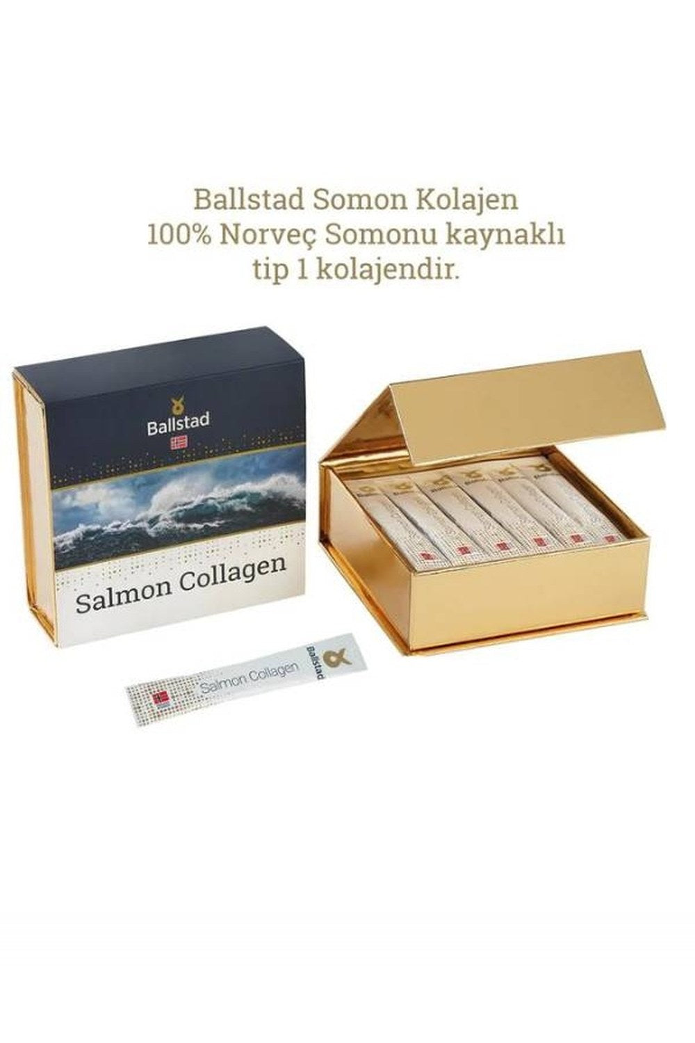 Somon Kolajeni Saşe 5000 mg – Hidrolize Kolajen Peptitleri - 1