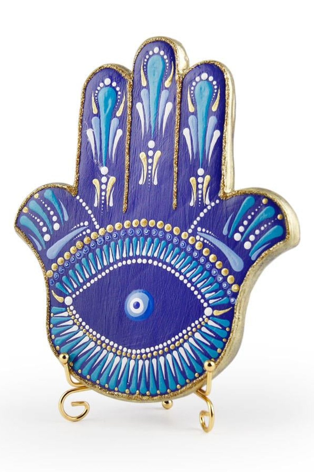 Coho Art El Yapımı Hamsa Fatma Ana Eli Güç Simgesi - 0