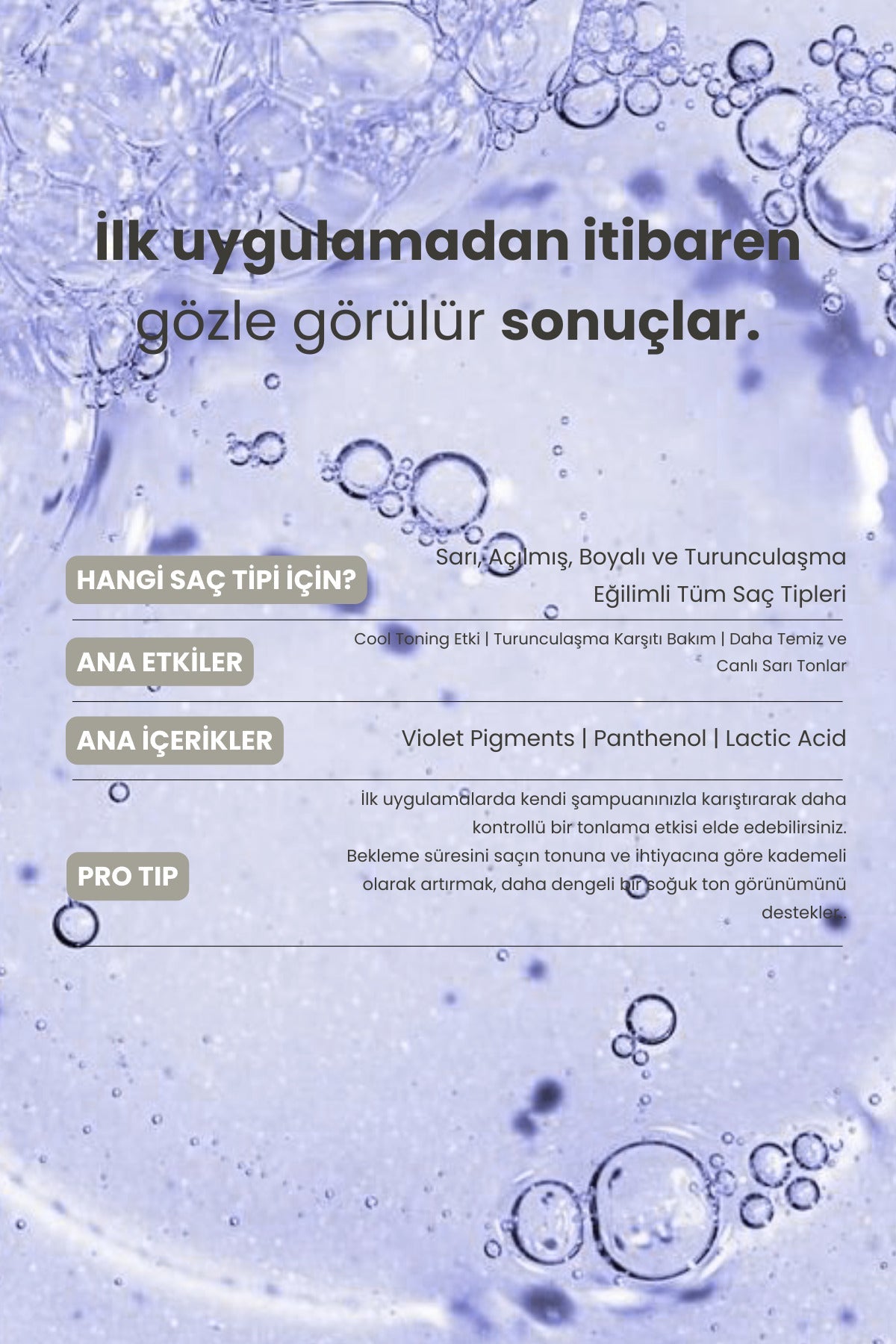 Mor Şampuan | Turunculaşma Karşıtı Silver Şampuan