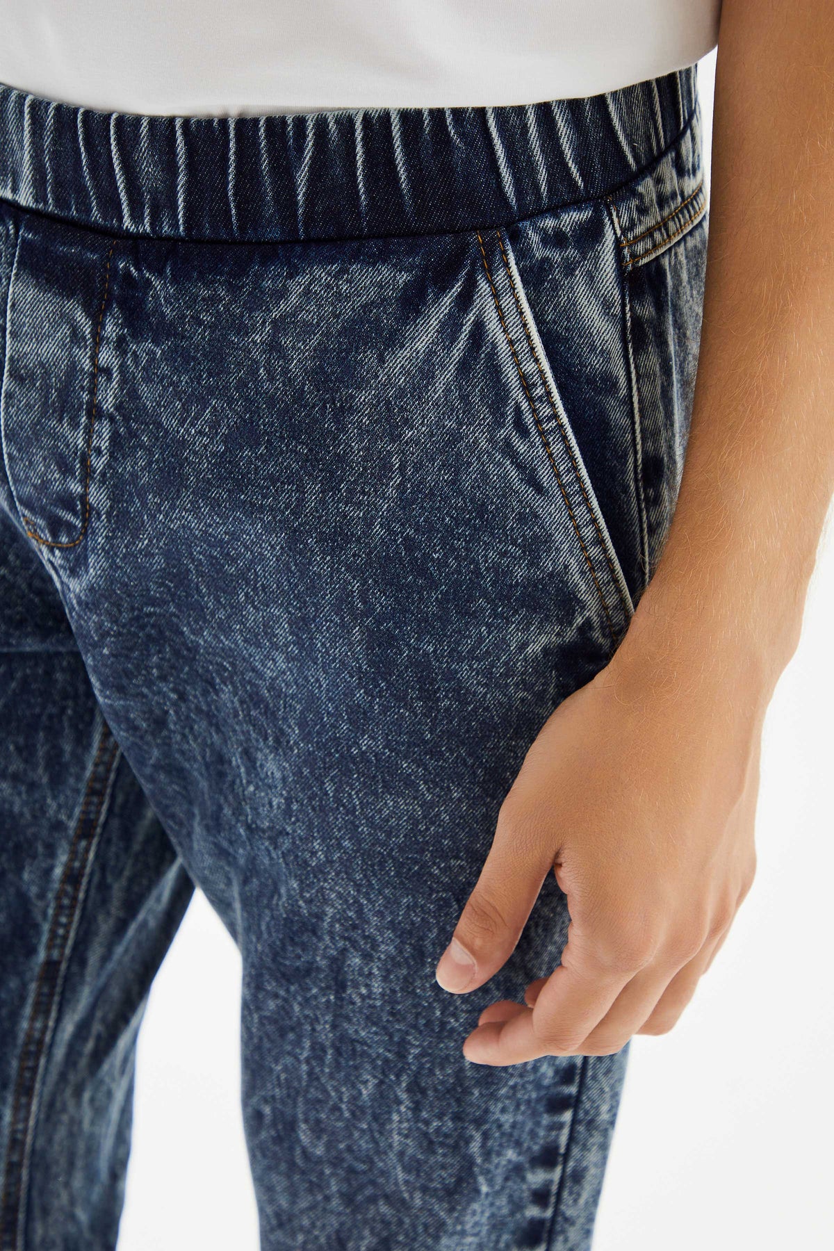2be4A-Erkek Jogger Denim Pantolon-5-fleurdirect.live