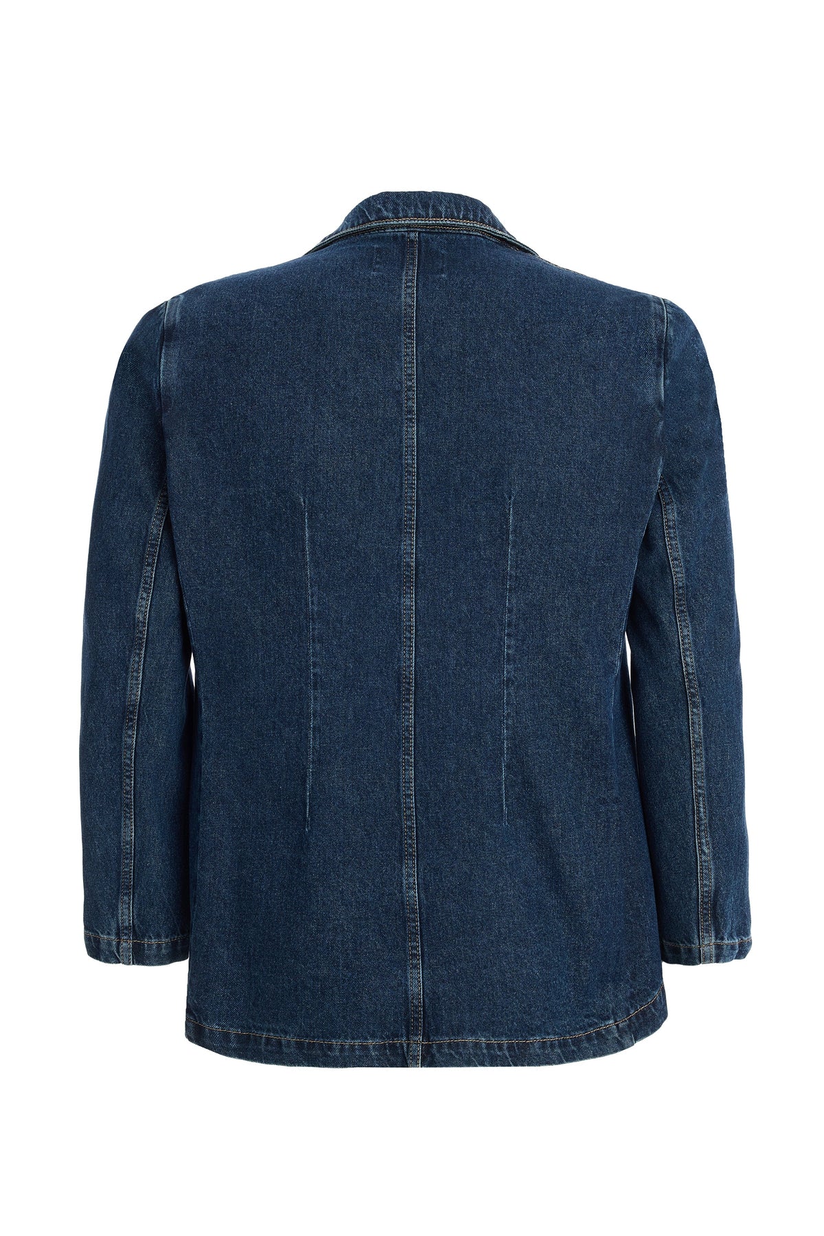 2be4A-Erkek Lacivert Blazer Denim Ceket-2-fleurdirect.live