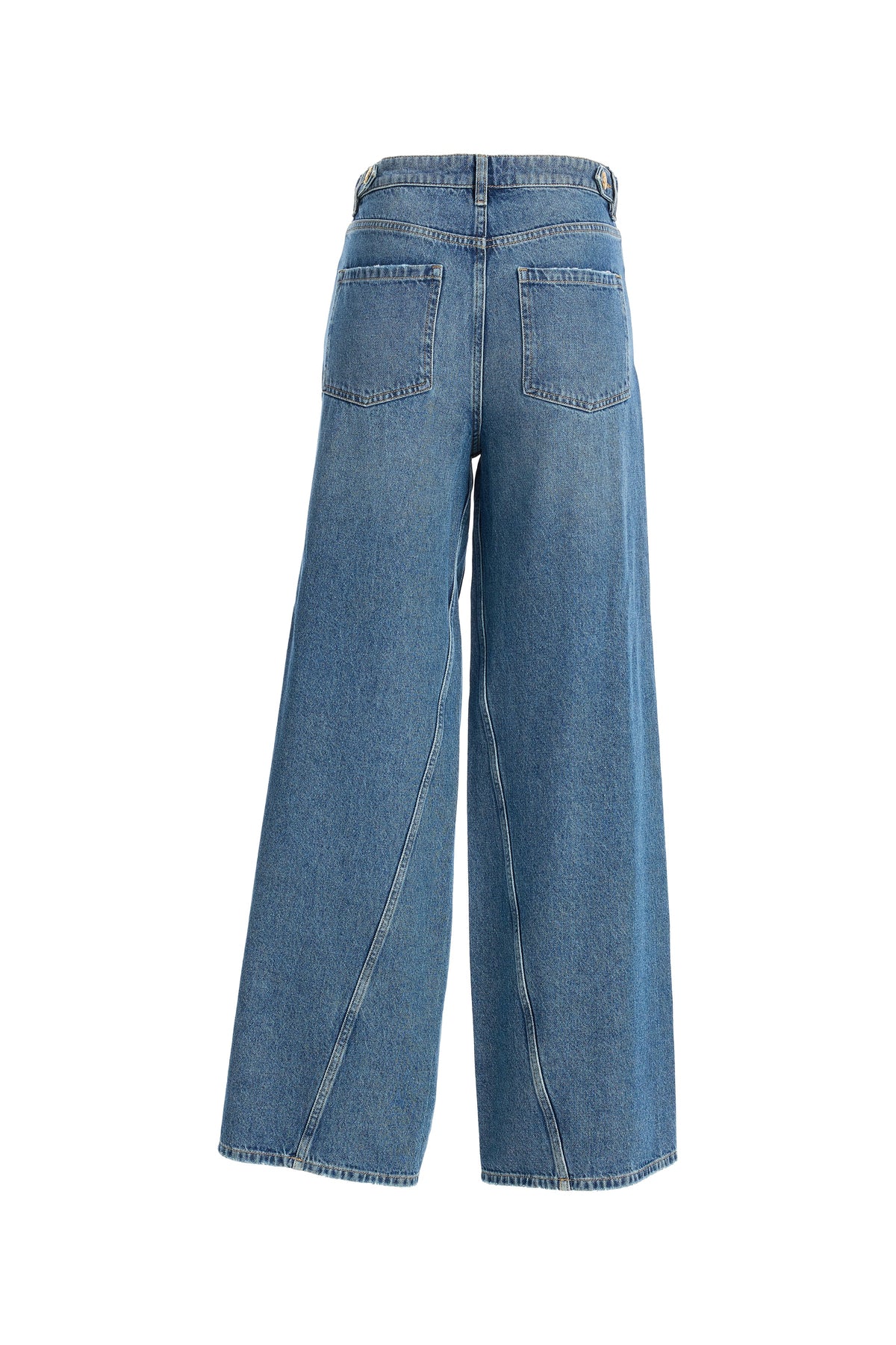 2be4A-Kadın Bol Kesim Denim Pantolon-2-fleurdirect.live