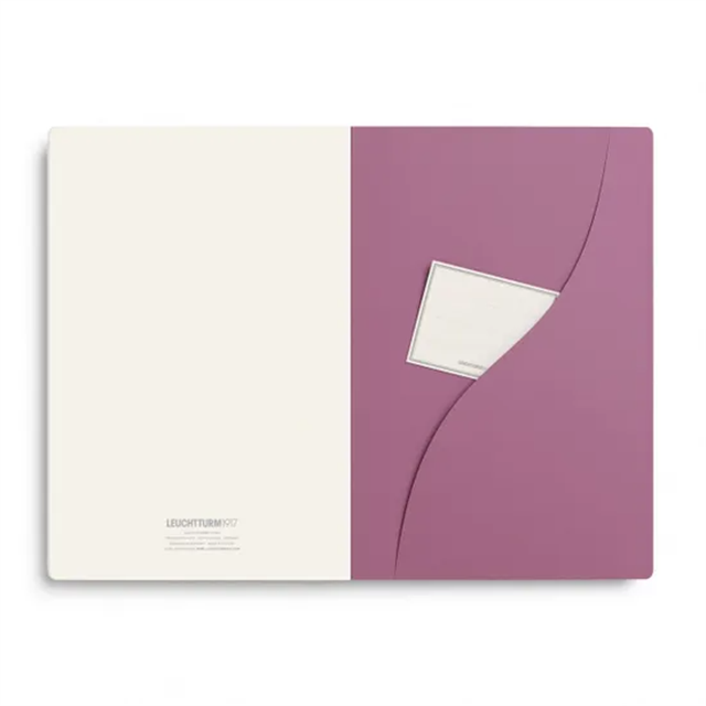 Leuchtturm1917 Jottbook Pur A5 80 Numaralandırılmış Sayfa Düz 3'Lü Paket Defter Dusty Rose 400688