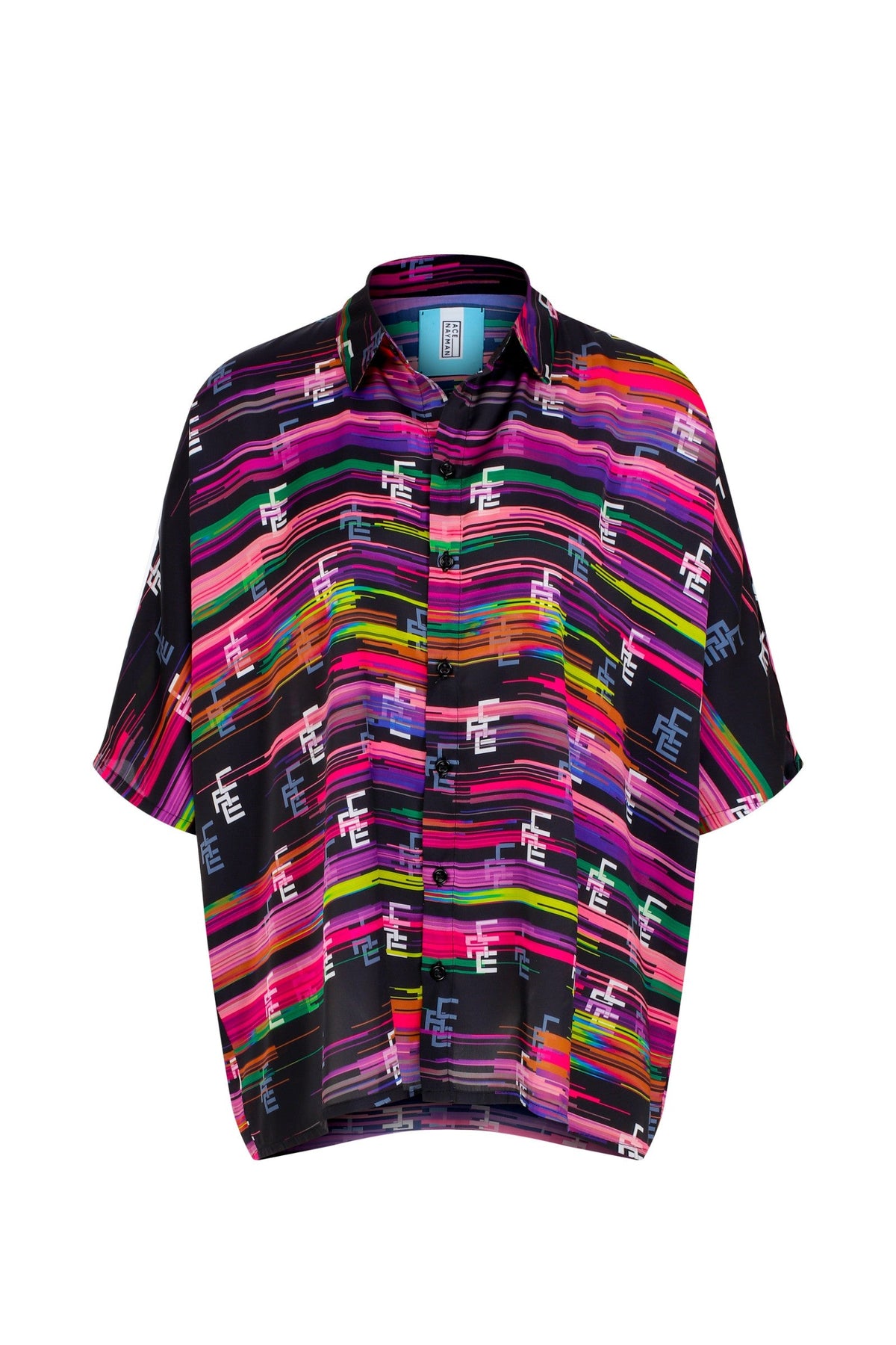 Ace Nayman-Finley Multicolor Pajama Shirt-Gömlek-1-fleurdirect.live