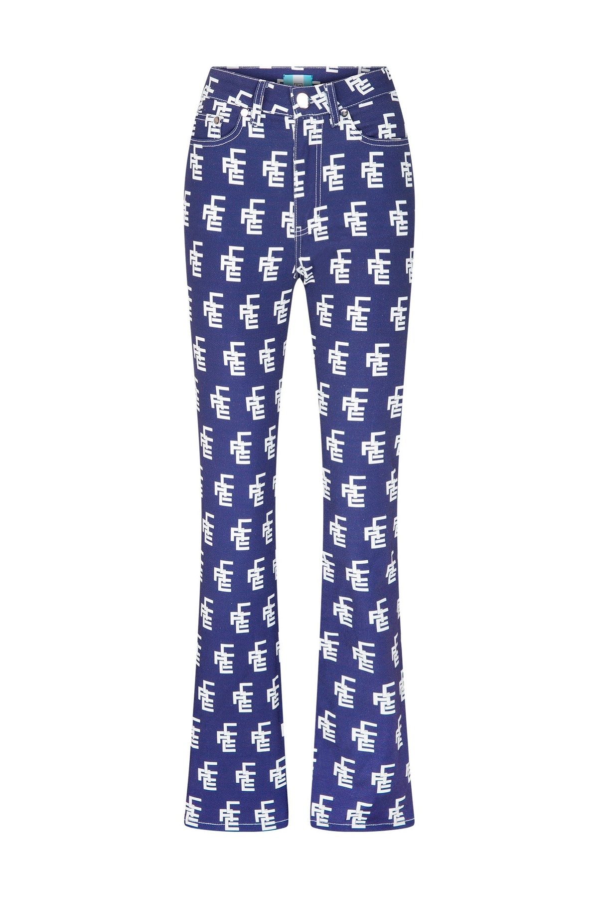 Ace Nayman-Jane Monogram Pants-Pantolon-2-fleurdirect.live