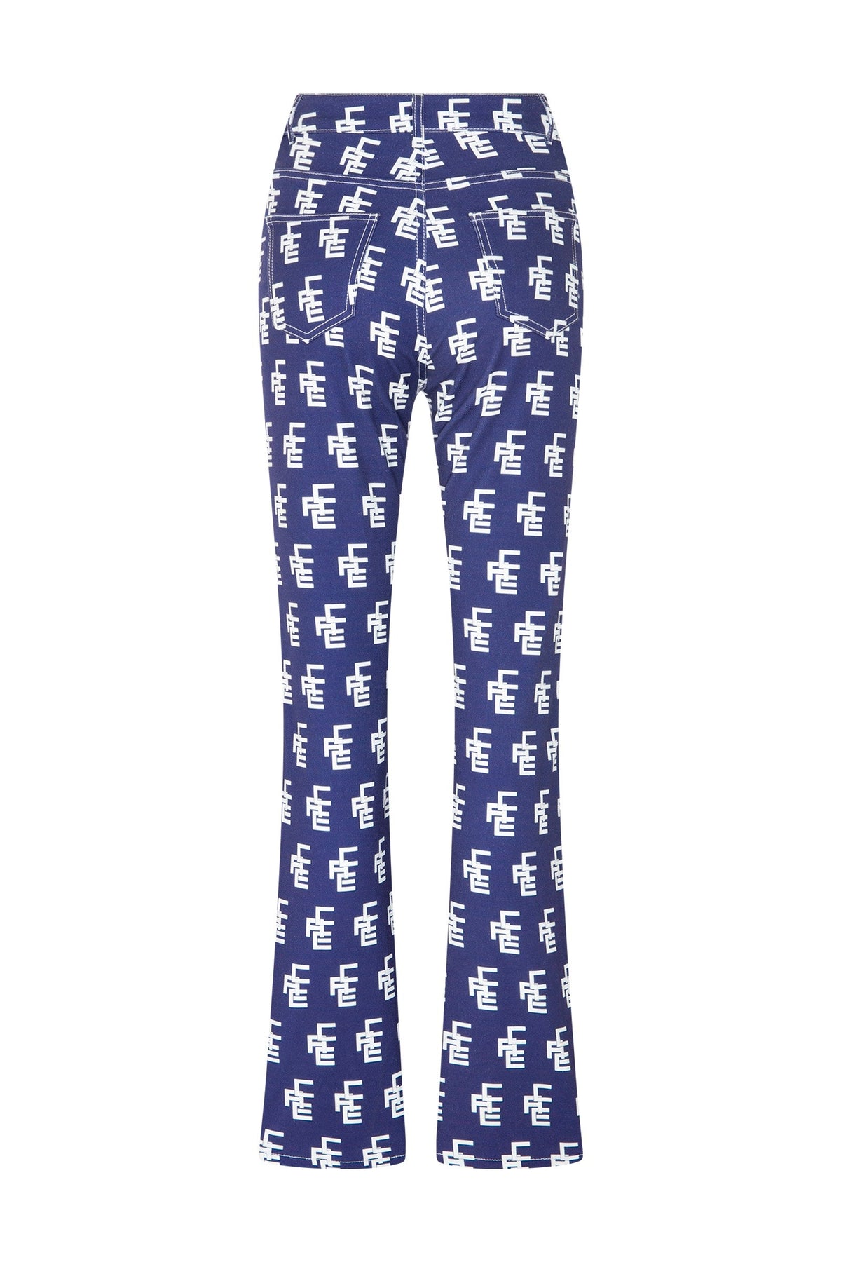 Ace Nayman-Jane Monogram Pants-Pantolon-3-fleurdirect.live