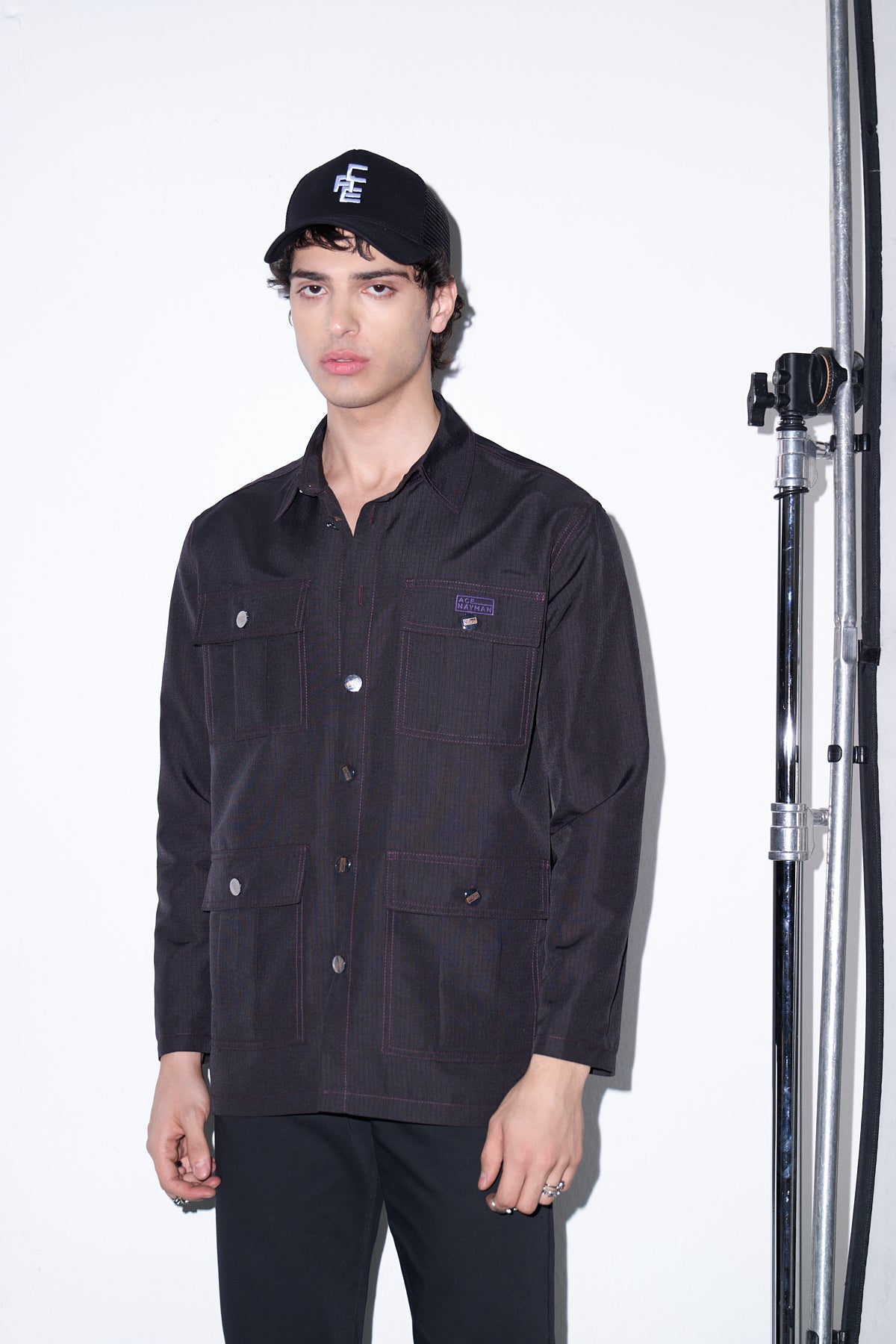 Ace Nayman-Oscar Cargo Shirt-Gömlek-3-fleurdirect.live