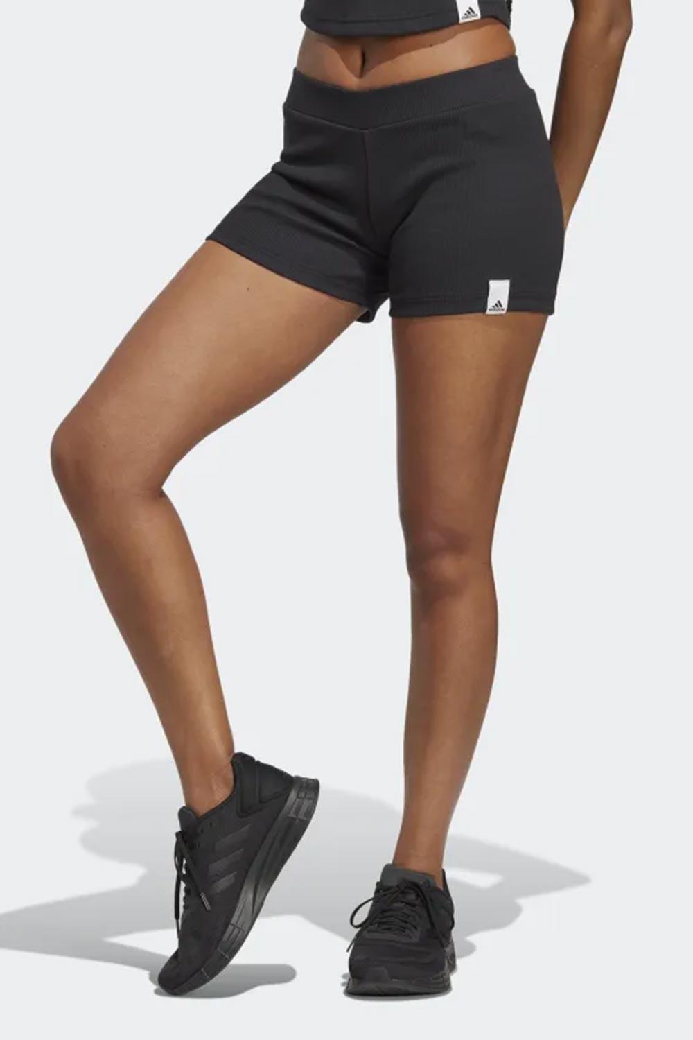 Adidas-Lounge Rib Booty Short-Şort-1-fleurdirect.live