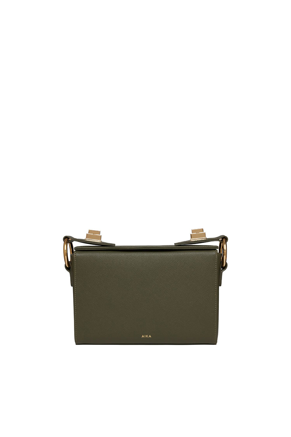 Aika Concept-Leather Istanbul Bag Green-Omuz Çantası-5-fleurdirect.live