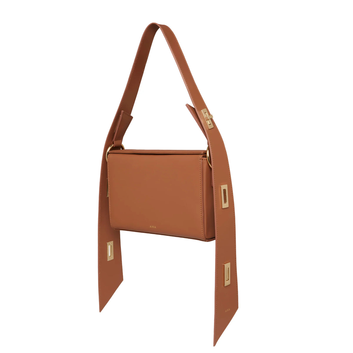 Aika Concept-Leather Istanbul Bag Tan-Omuz Çantası-1-fleurdirect.live