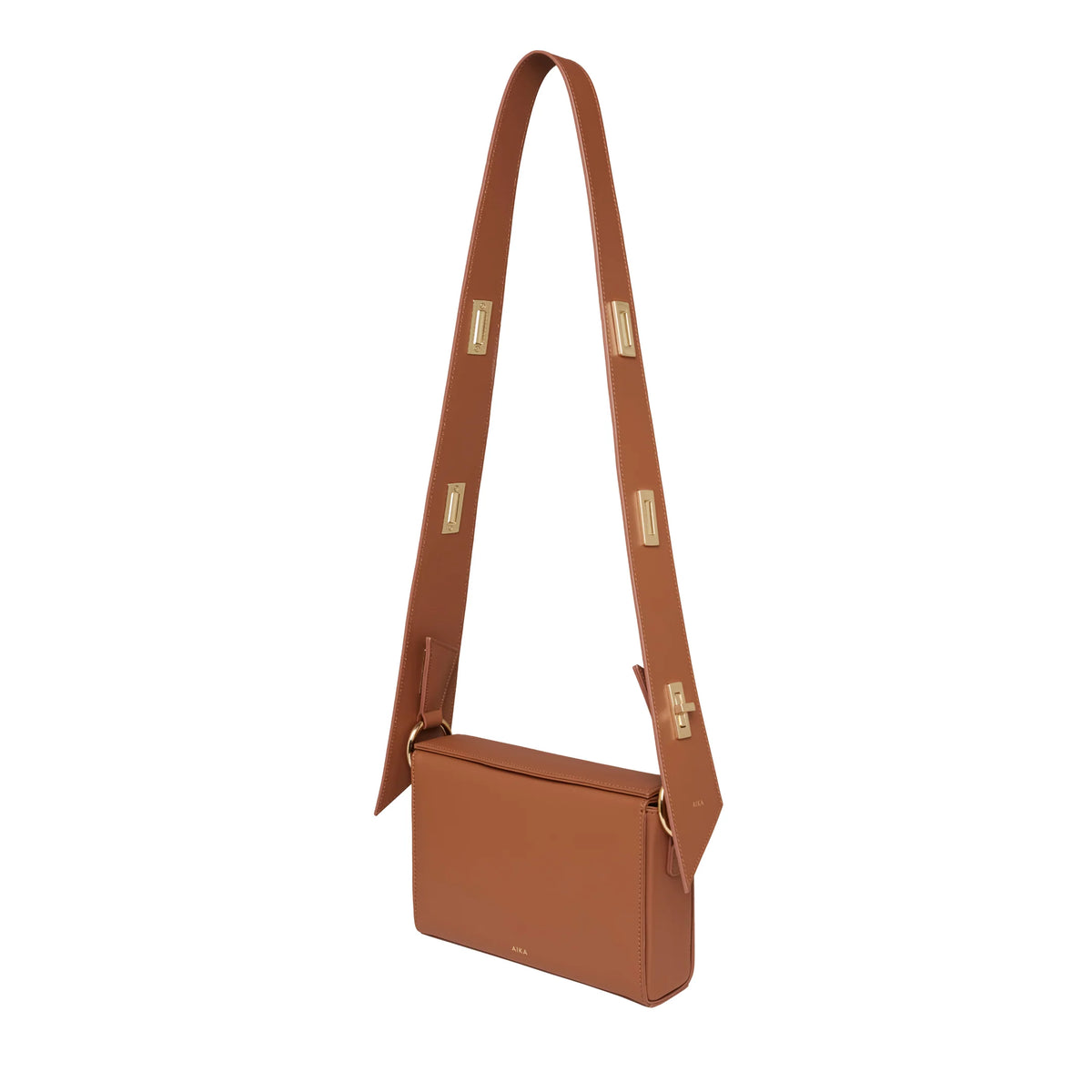 Aika Concept-Leather Istanbul Bag Tan-Omuz Çantası-4-fleurdirect.live