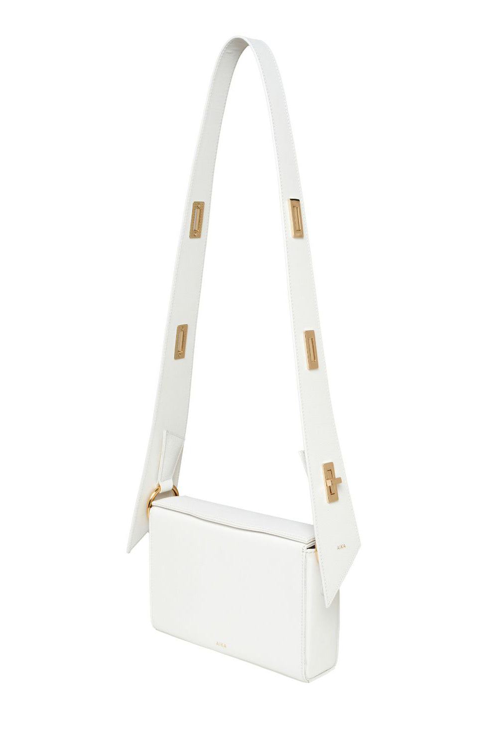 Aika Concept-Leather Istanbul Bag White-Omuz Çantası-3-fleurdirect.live