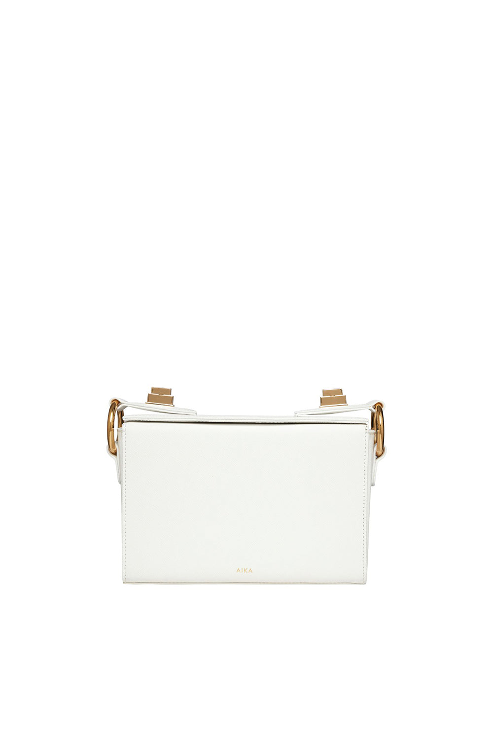 Aika Concept-Leather Istanbul Bag White-Omuz Çantası-5-fleurdirect.live