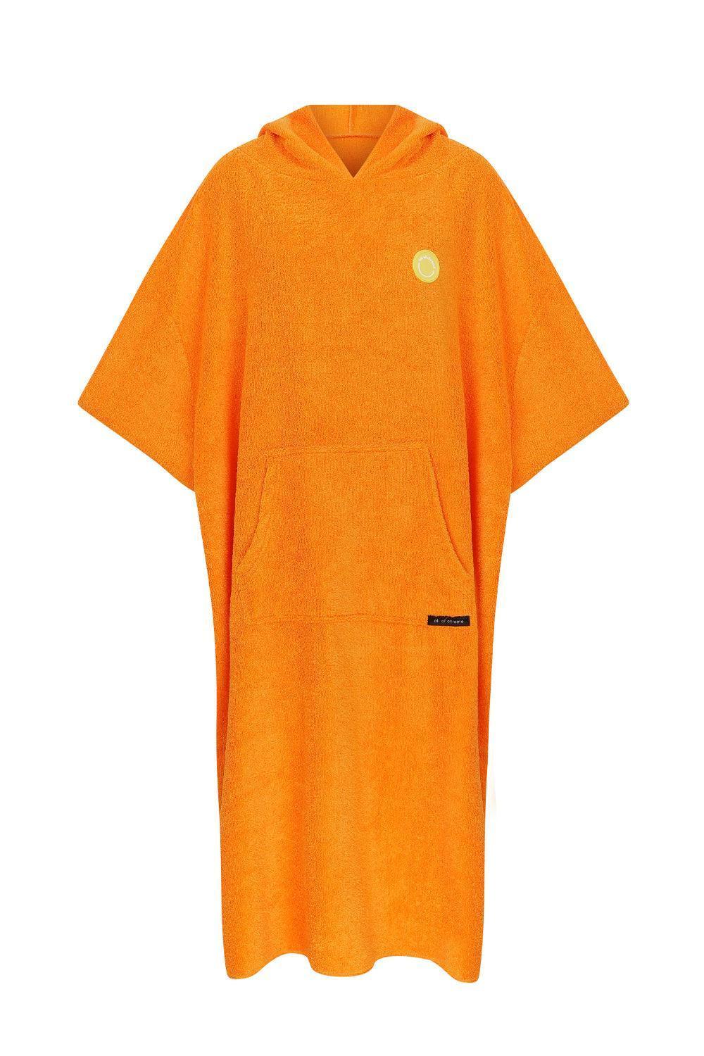 All Of Chrome-Basic Orange Poncho-Panço-1-fleurdirect.live