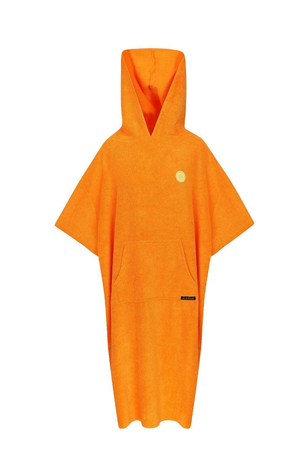 All Of Chrome-Basic Orange Poncho-Panço-2-fleurdirect.live