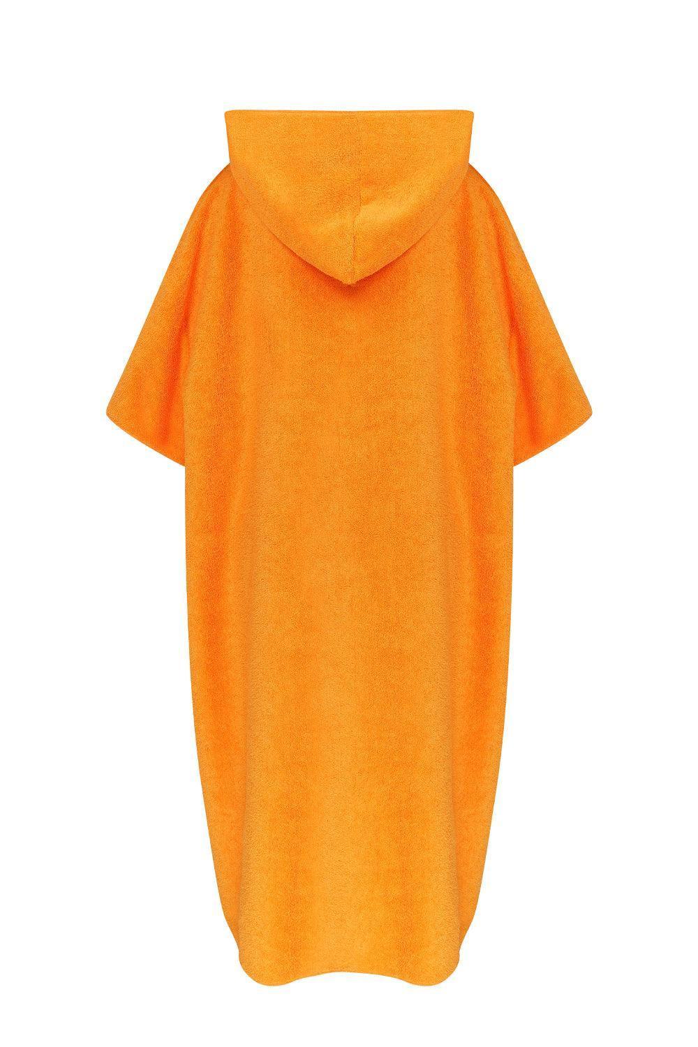 All Of Chrome-Basic Orange Poncho-Panço-3-fleurdirect.live