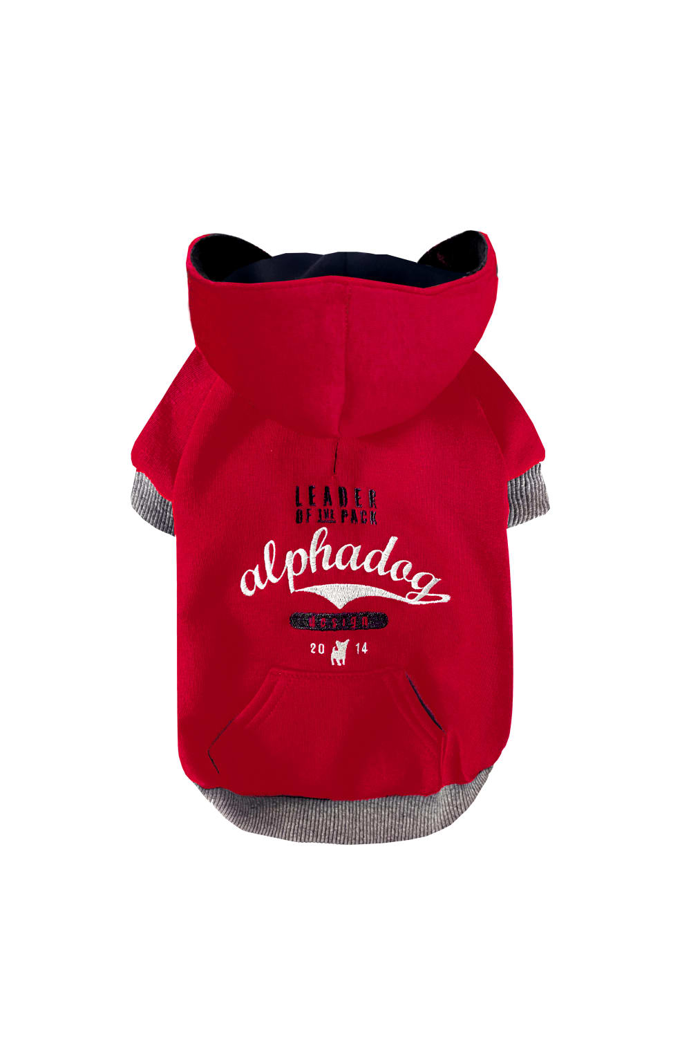 Alphadog Design-Leader Red Pet Sweatshirt-Köpek-1-fleurdirect.live