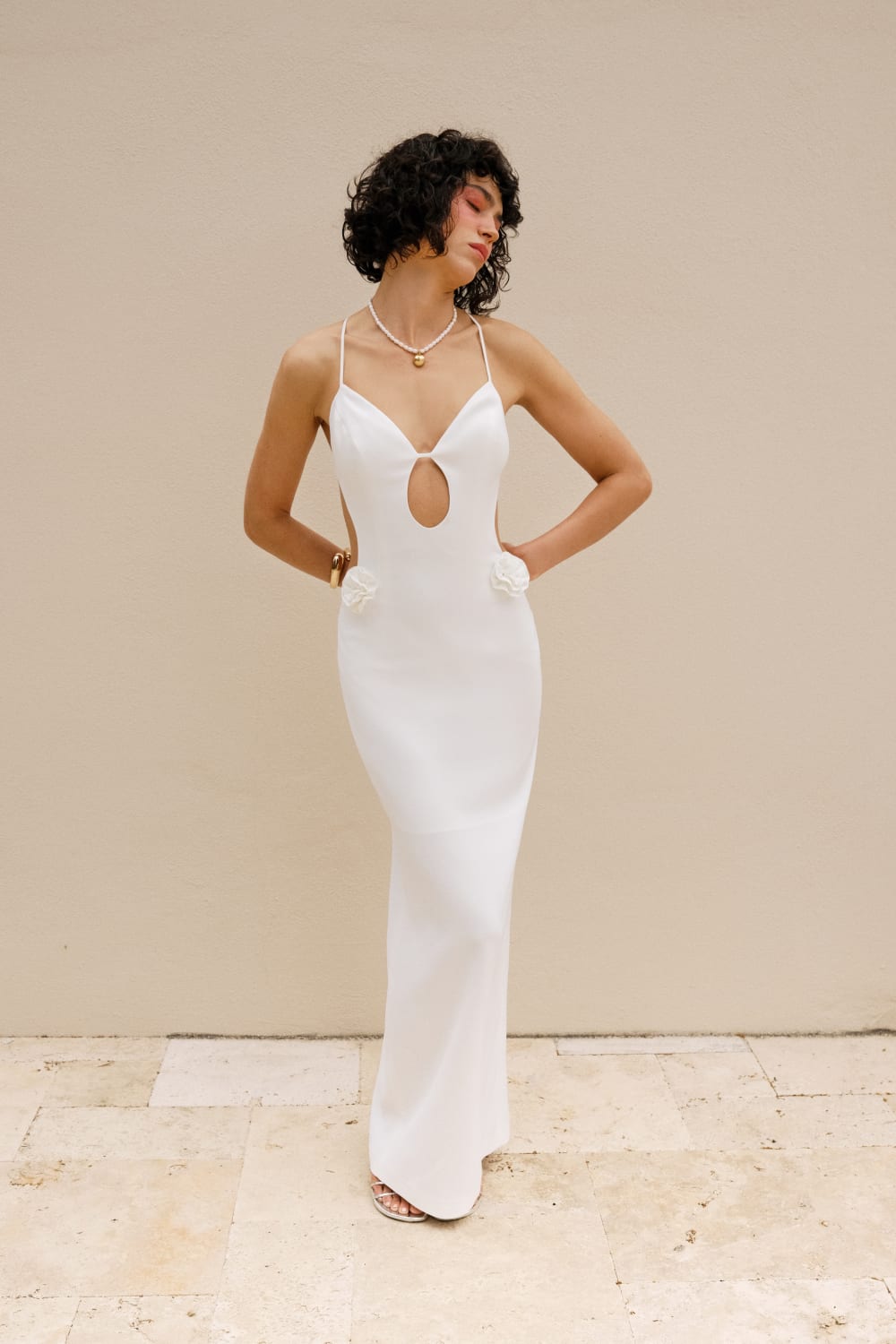 Alreves-Cielo Decollete Long Dress-Elbise-1-fleurdirect.live