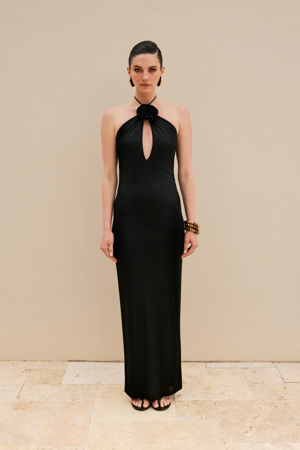 Alreves-Clara Decollete Long Dress-Elbise-1-fleurdirect.live