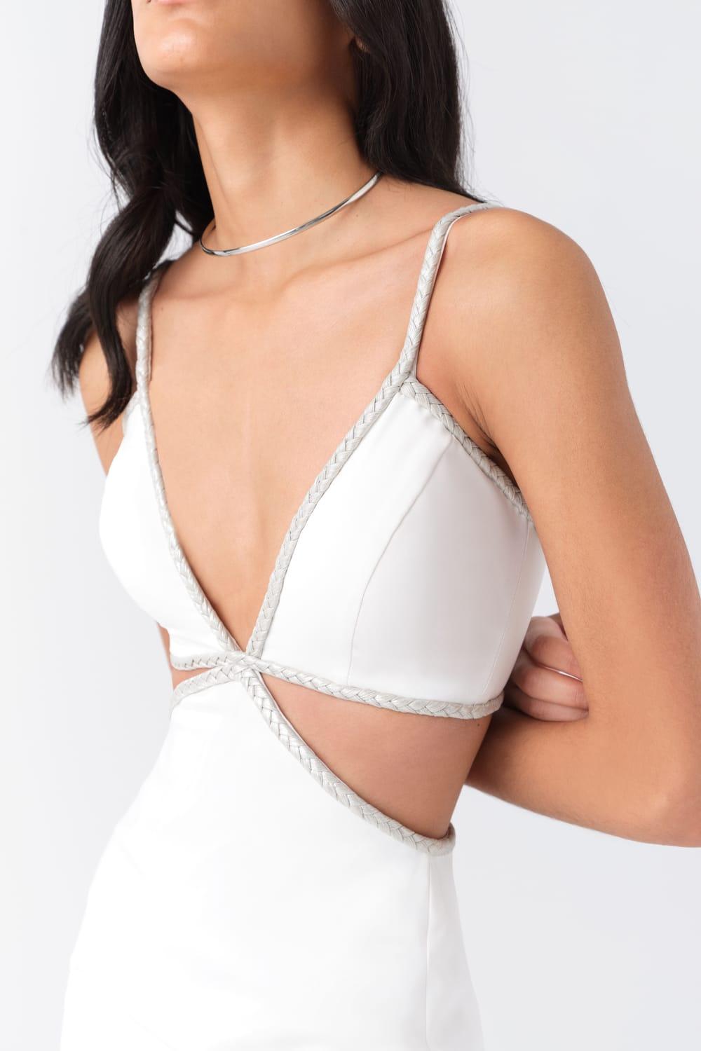 Alreves-Luna Midi Dress in White-Elbise-2-fleurdirect.live