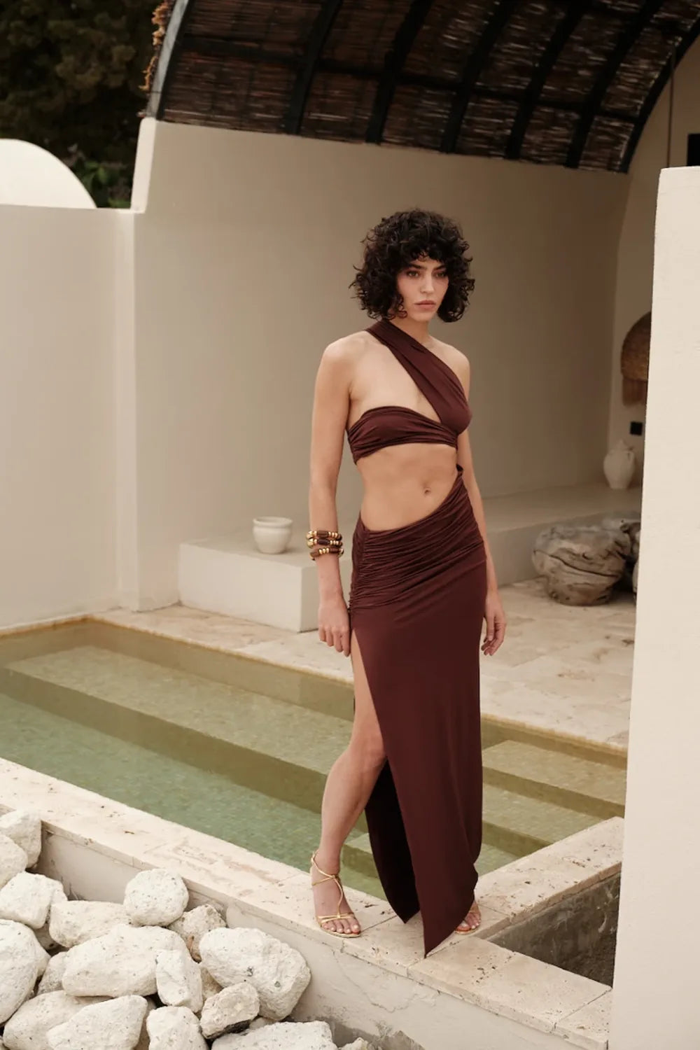 Alreves-Ola Low-cut Long Dress-Elbise-4-fleurdirect.live