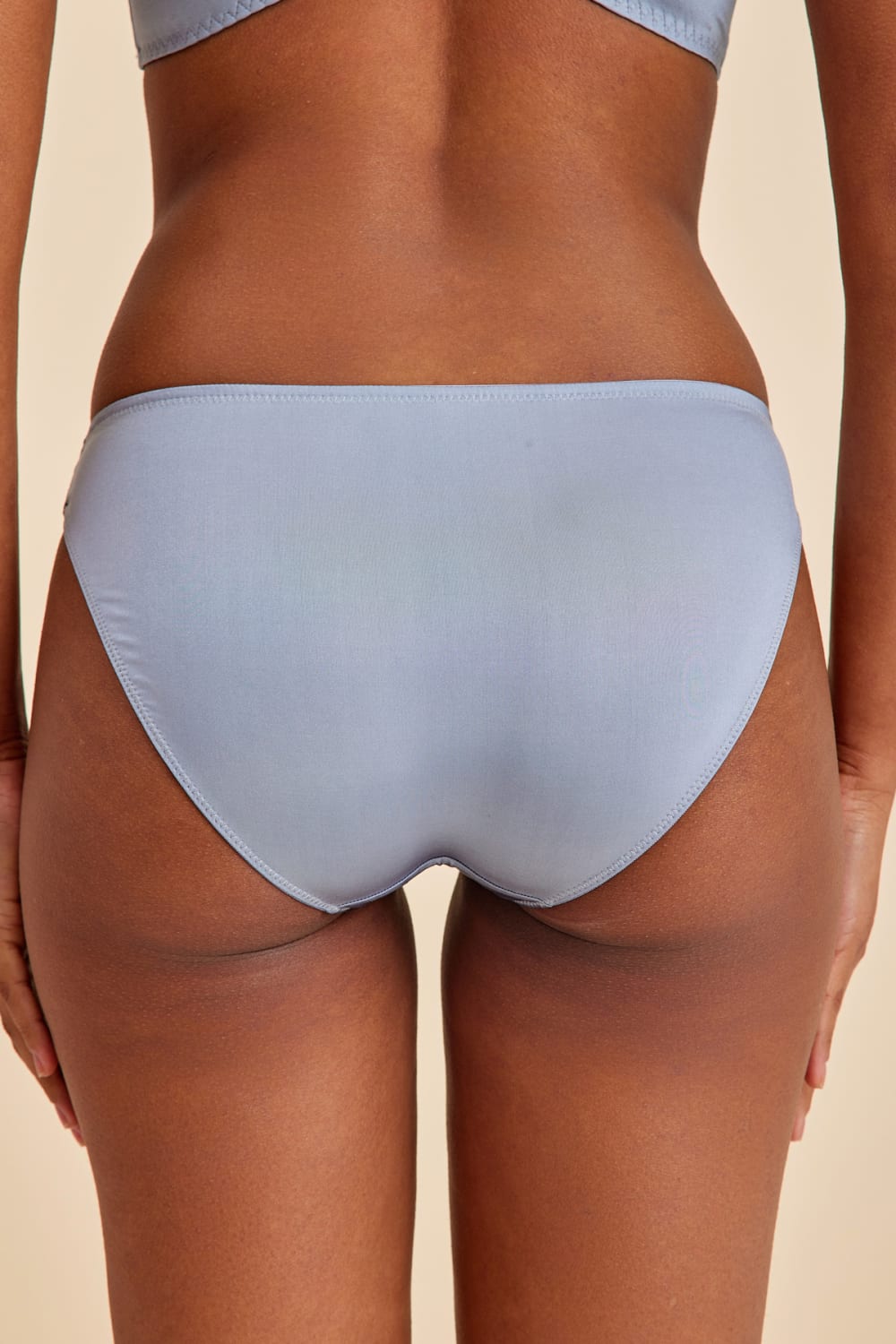 Amarelle-Paris Gri Mavi Dantelli Slip Külot-Bikini Külot-5-fleurdirect.live
