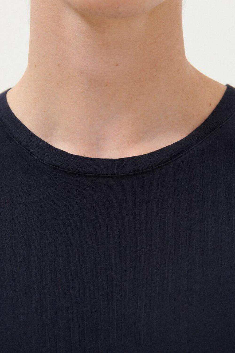 American Vintage-Decatur Navy T-shirt-T-Shirts-3-fleurdirect.live
