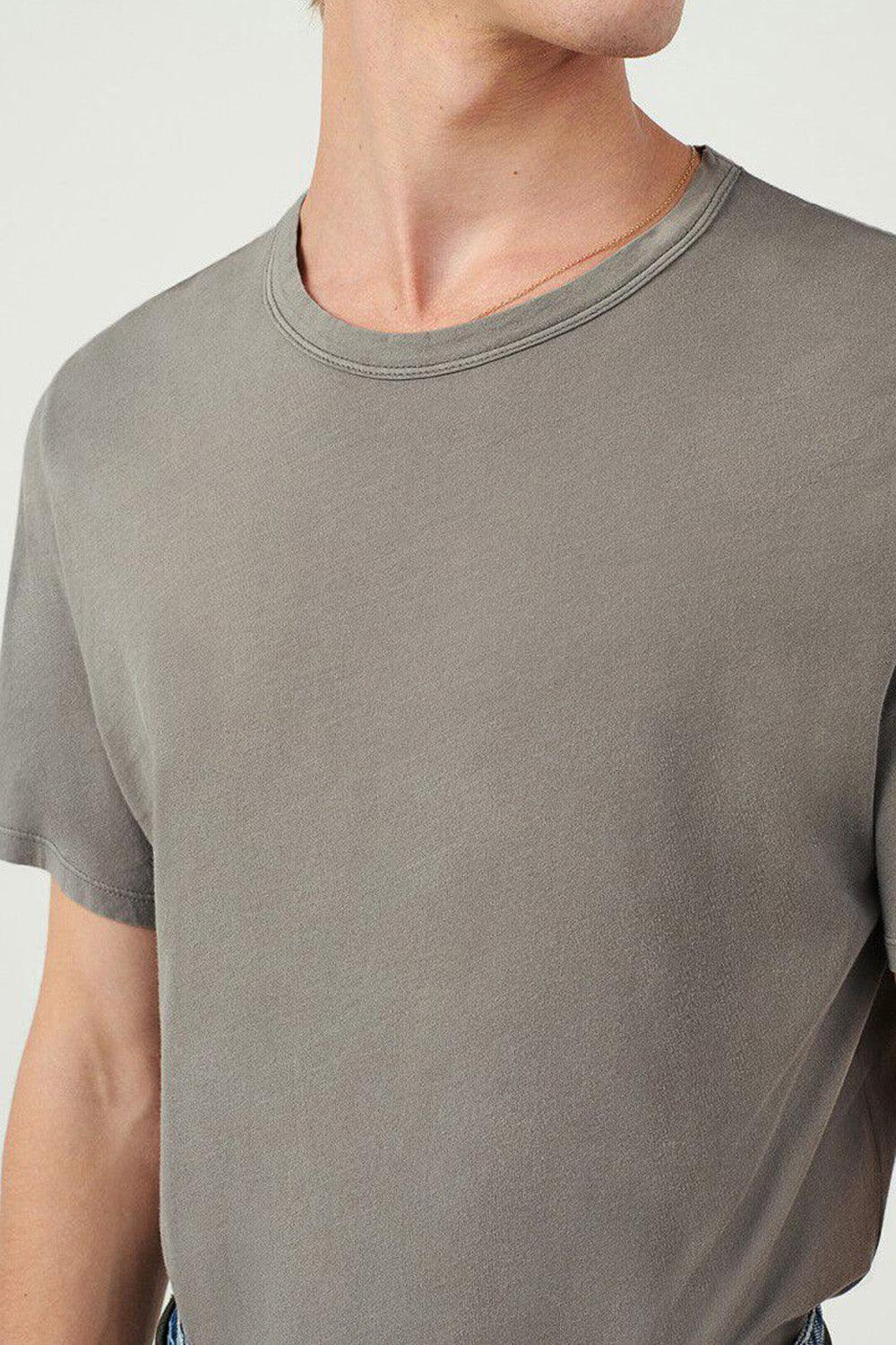 American Vintage-Devon Vintage Grey T-shirt-T-Shirts-5-fleurdirect.live