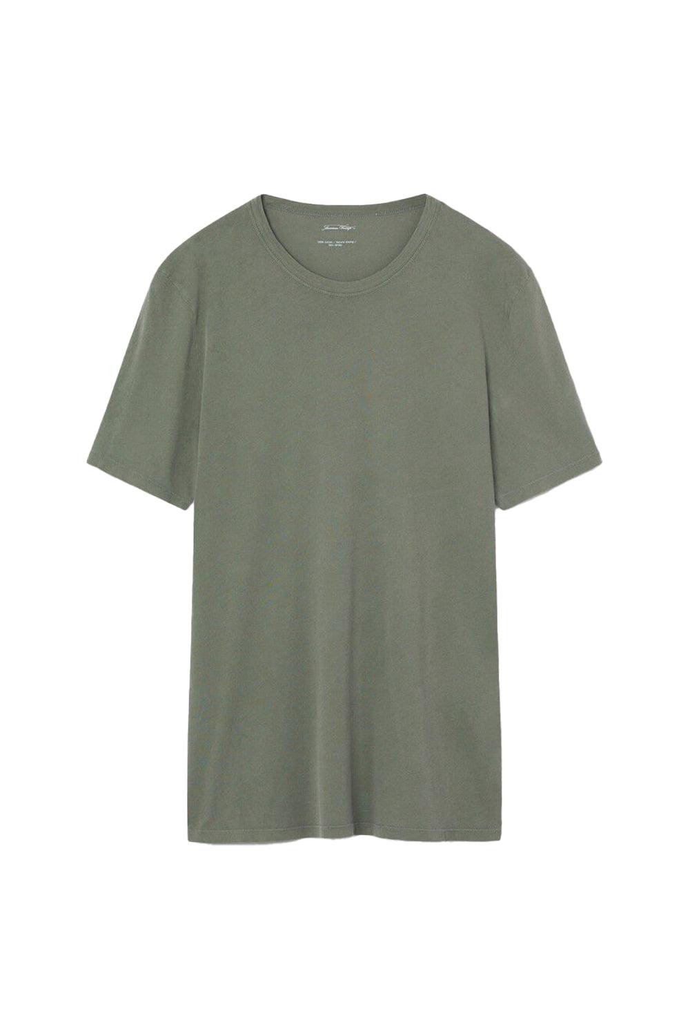 American Vintage-Devon Vintage Olive T-shirt-T-Shirts-1-fleurdirect.live