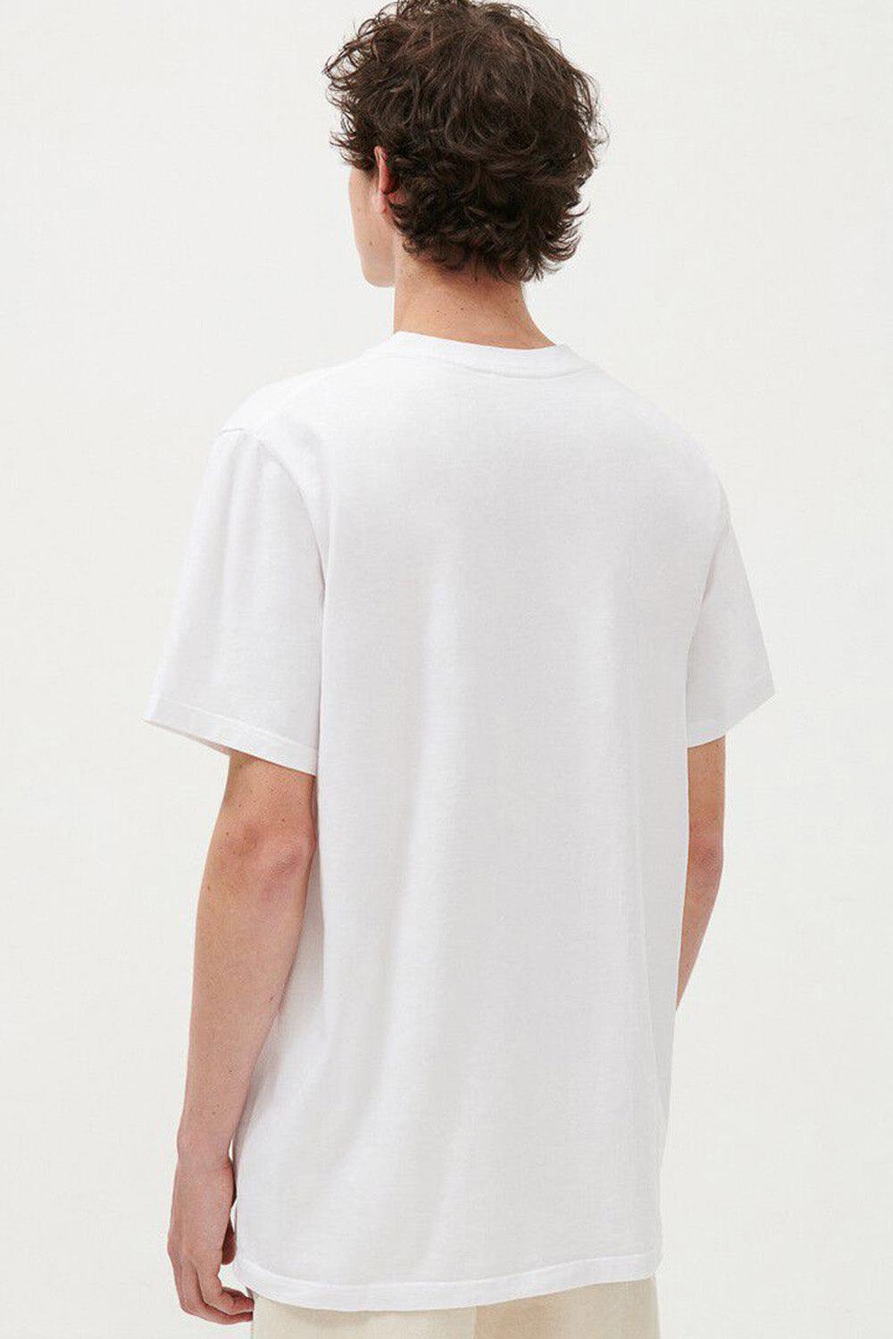 American Vintage-Fizvalley White T-shirt-T-Shirts-2-fleurdirect.live