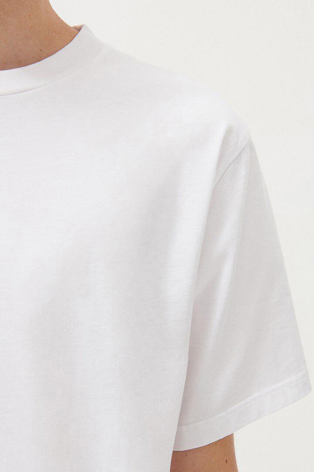 American Vintage-Fizvalley White T-shirt-T-Shirts-4-fleurdirect.live