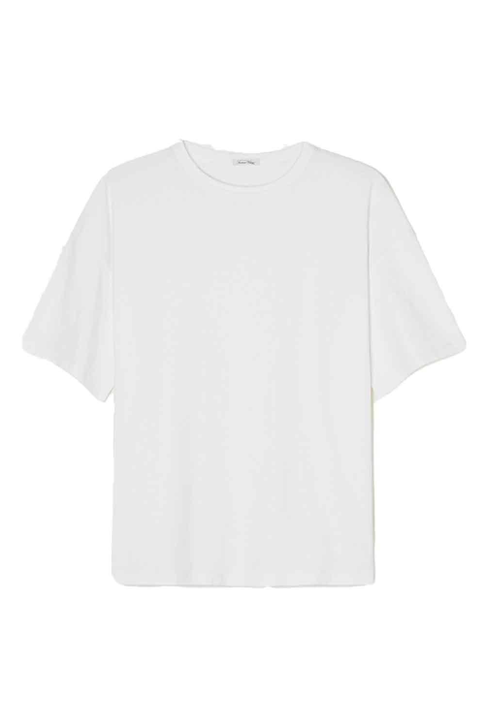 American Vintage-Men's T-Shirt Ylitown Blanc-T-Shirts-1-fleurdirect.live