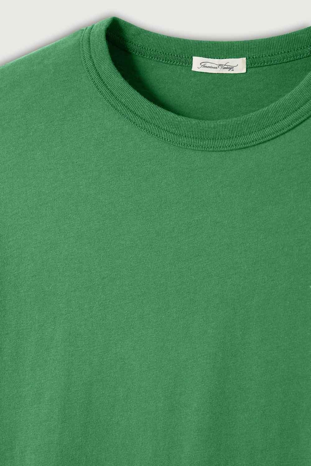 American Vintage-Men's T-Shirt Ylitown Menthe-T-Shirts-2-fleurdirect.live