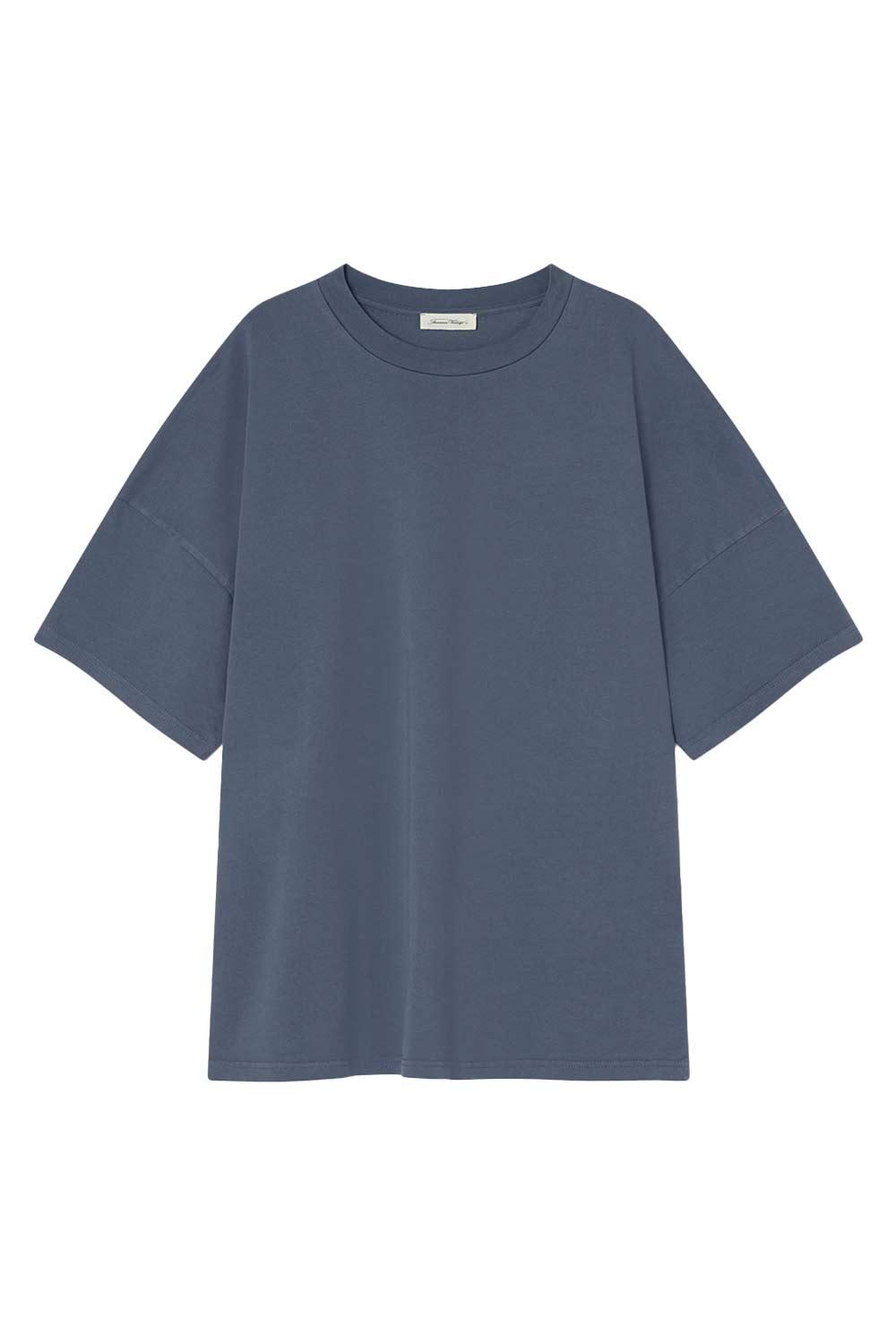 American Vintage-T-Shirt MC Col Rond Croco Vintage-T-Shirts-1-fleurdirect.live
