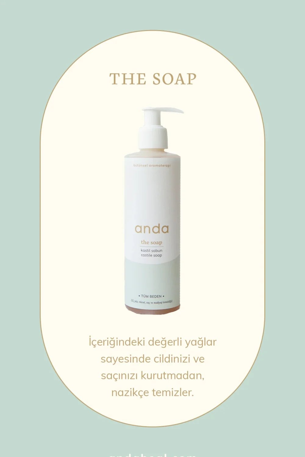 Anda Heal-The Soap - Cilt Temizleyici Kastil Sabun-Sabun-3-fleurdirect.live