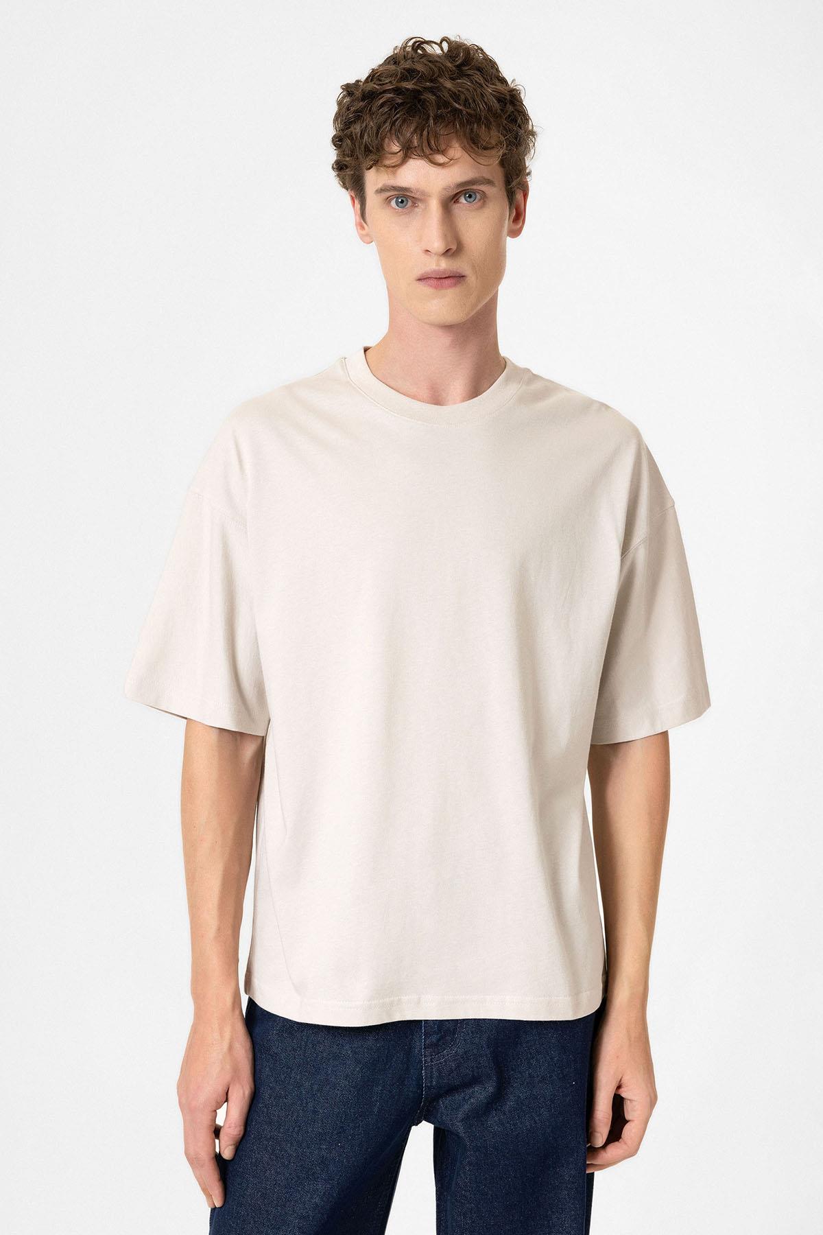 Antioch-Taş Crop Fit Erkek T Shirt-T-Shirts-1-fleurdirect.live