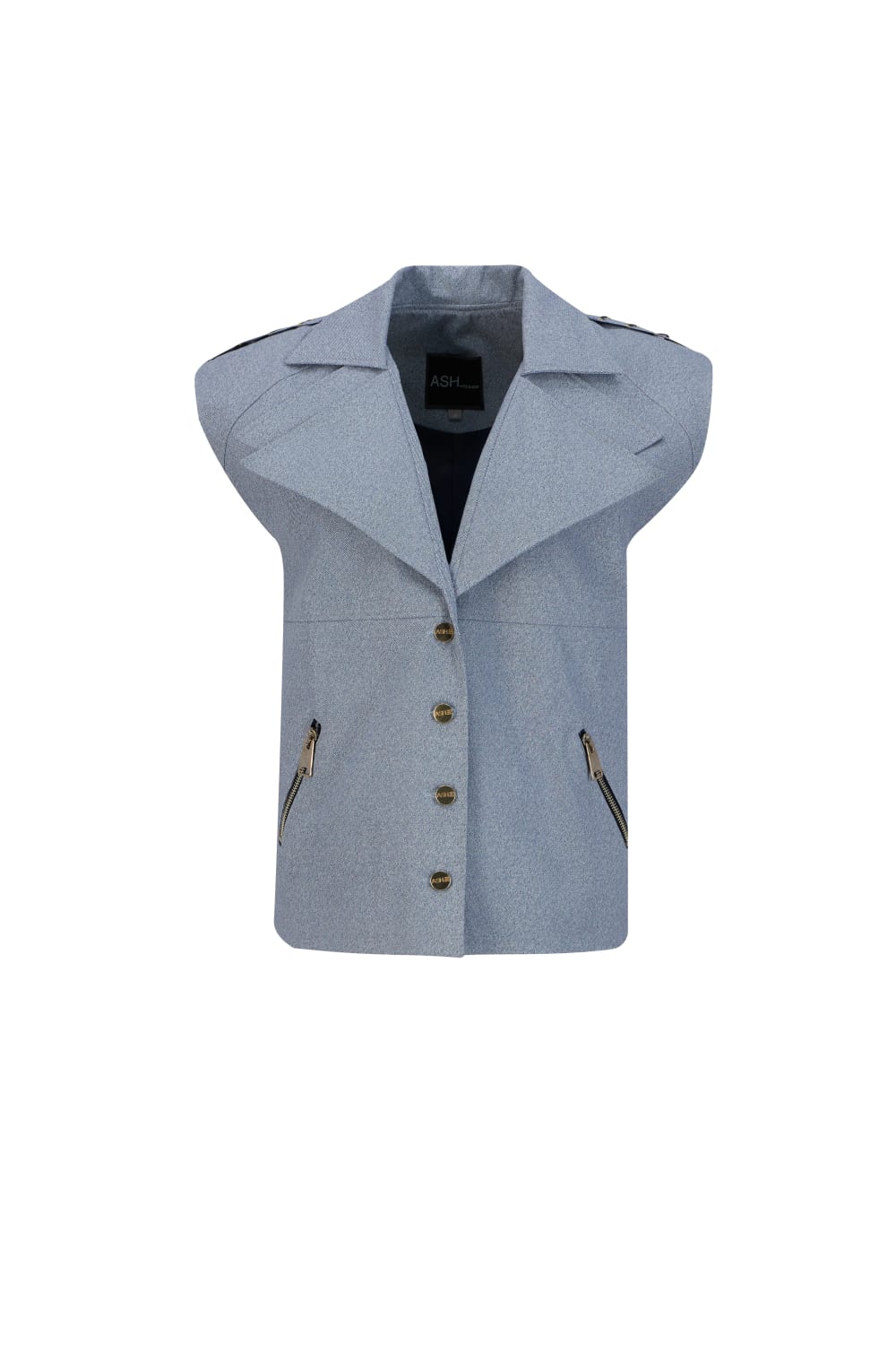 Ash.Design-Aura Deri Yelek-Yelek-1-fleurdirect.live