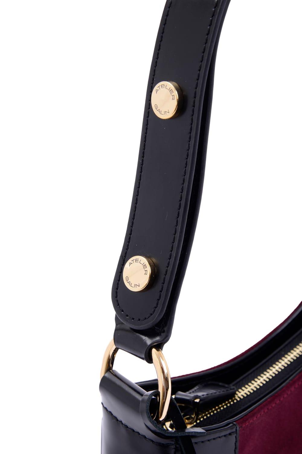 Atelier Galin-Jasmine Hobo Kol Çantası -Deep Red-Omuz Çantası-5-fleurdirect.live