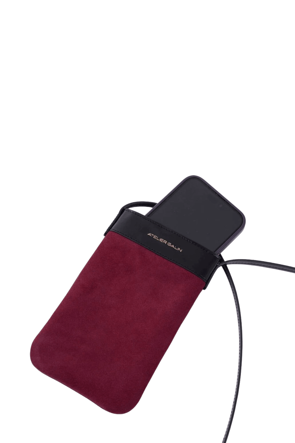 Atelier Galin-Mila Telefon Çantası - Deep Red-Telefon Çantası-3-fleurdirect.live