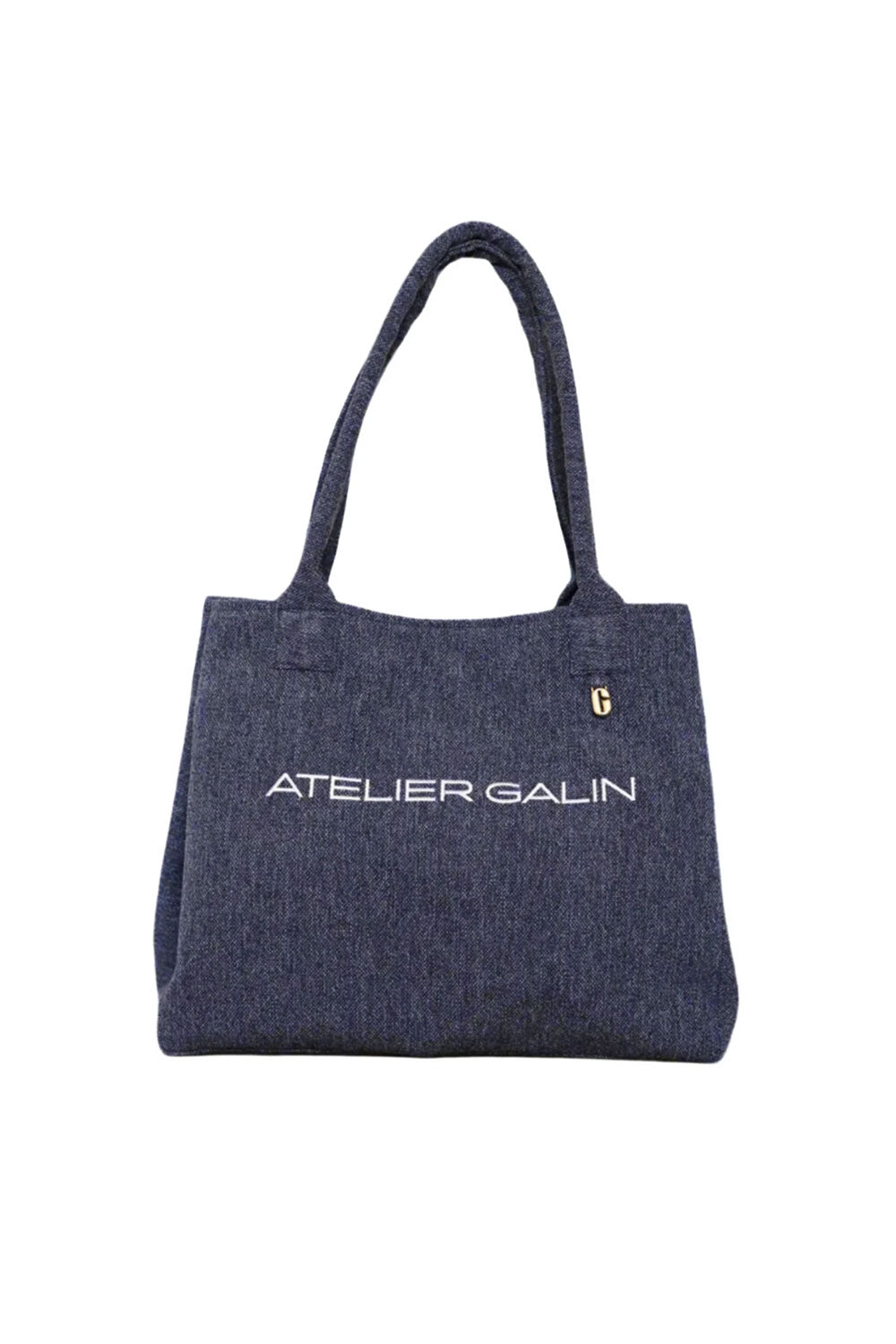 Atelier Galin-Vela Tote Bag N°1 - Azure-Omuz Çantası-1-fleurdirect.live