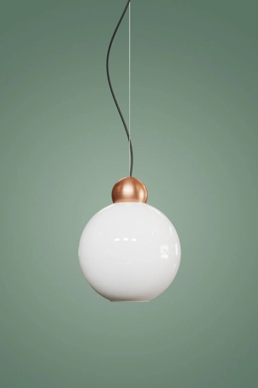 Atolye Store-Globe Sarkıt Mat Bakır Parlak Beyaz 20 Cm-Avize-1-fleurdirect.live