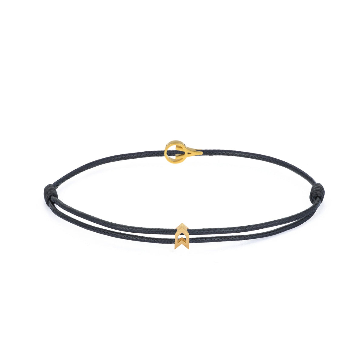 Atolyewolf X Nano Padel Black Chance Bracelet In Gold