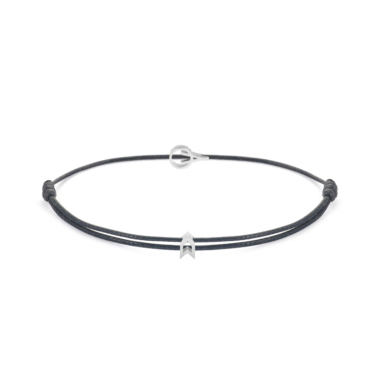 Grey Padel Chance Bracelet In Silver
