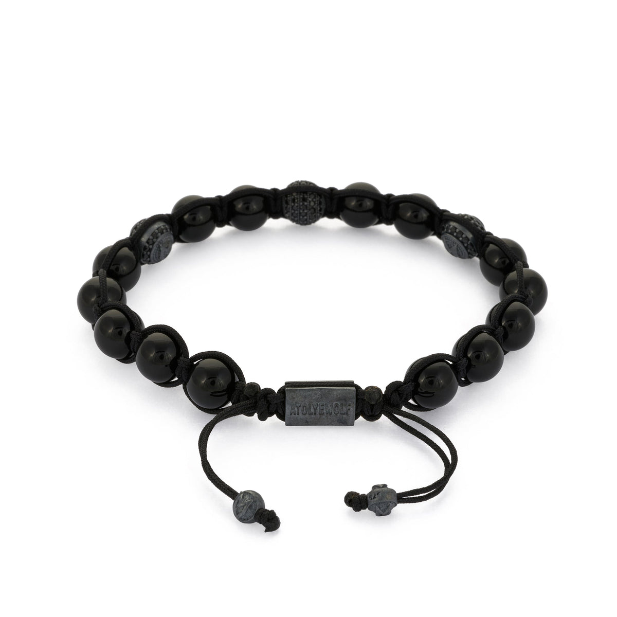 Onyx Shambala Bracelet In Oxide