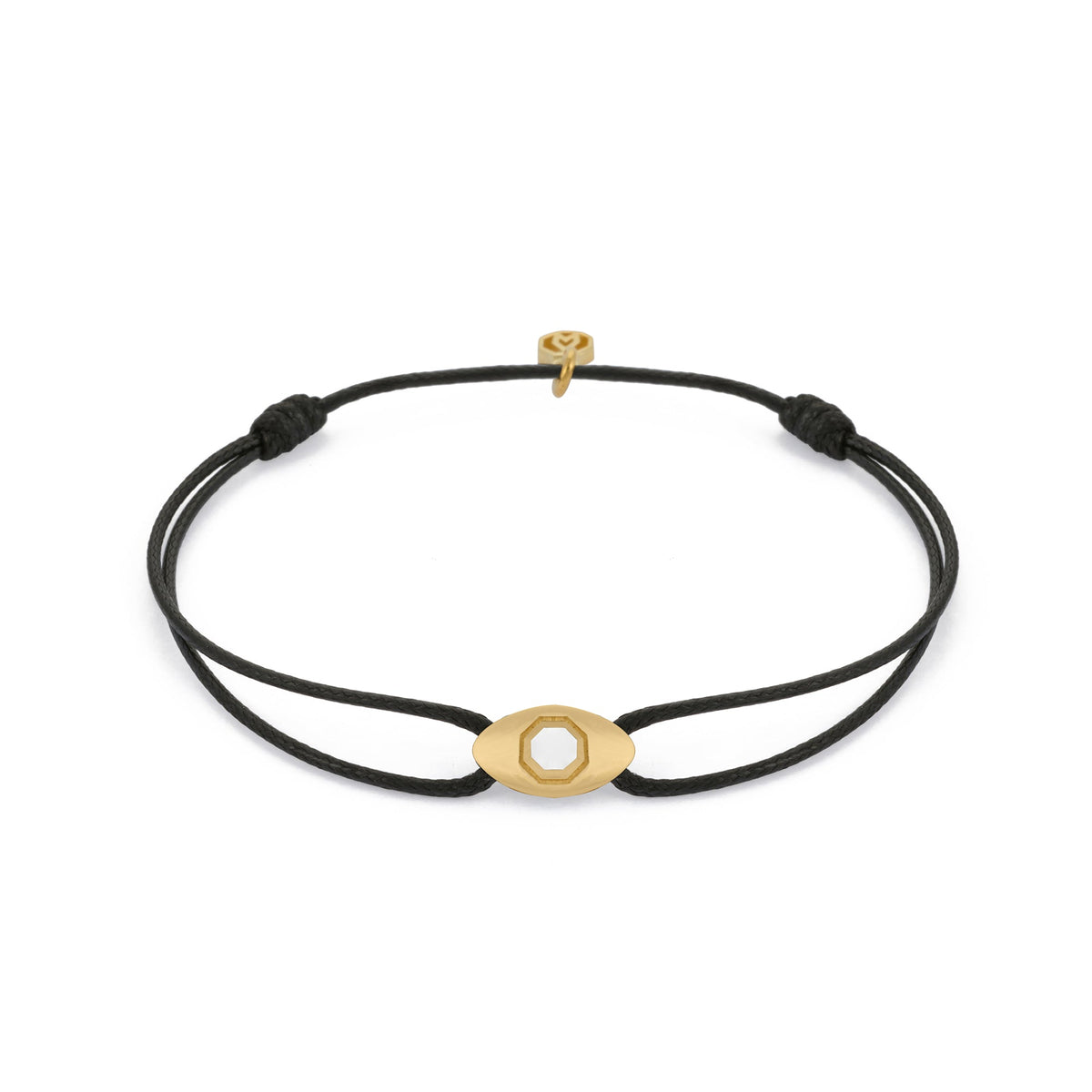 White Eye Chance Bracelet In Gold