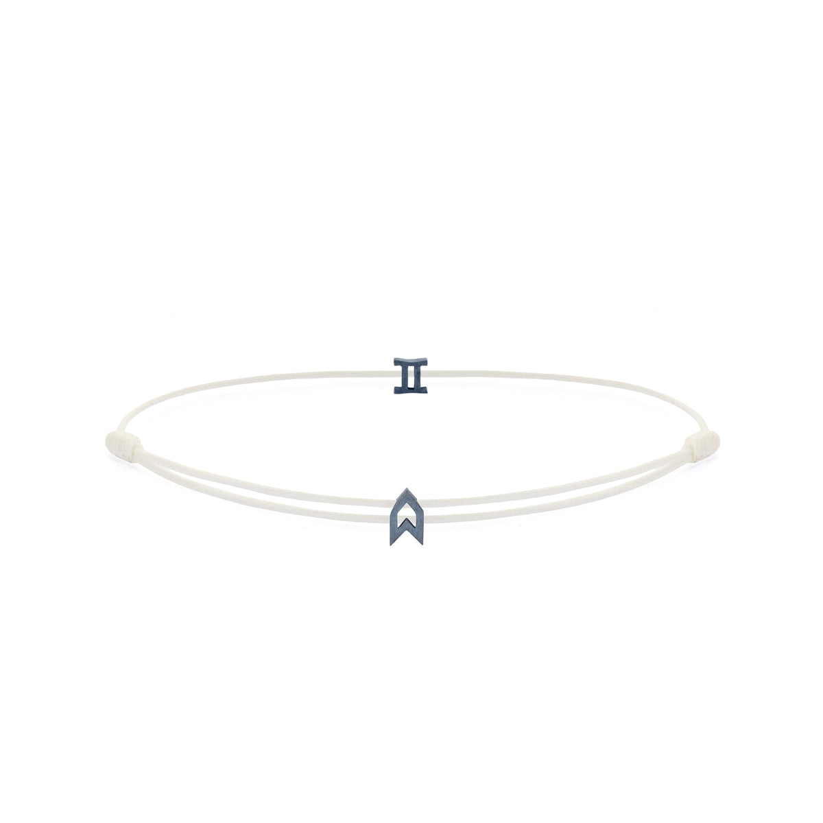 Zodiac White Chance Bracelet In Oxide