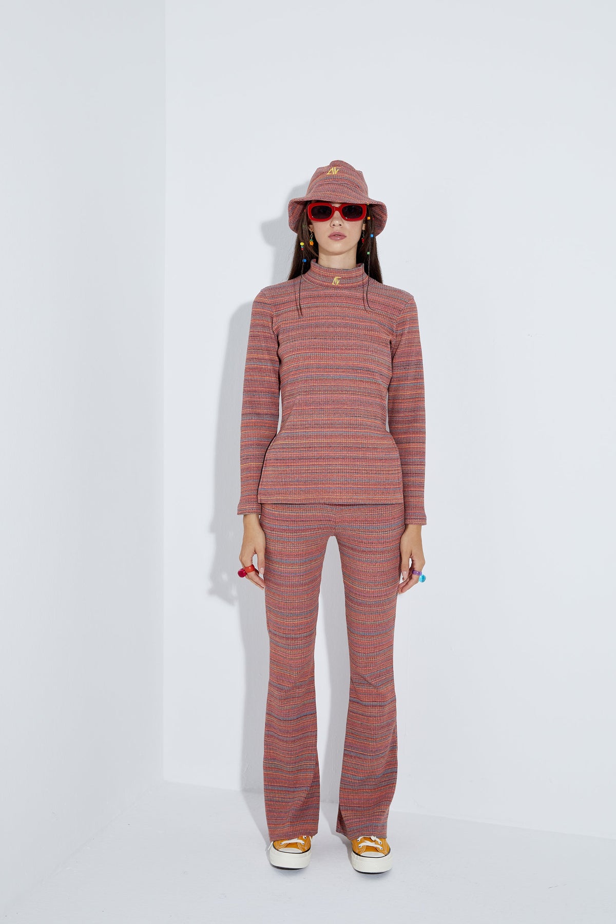 Knit Top- Pembe