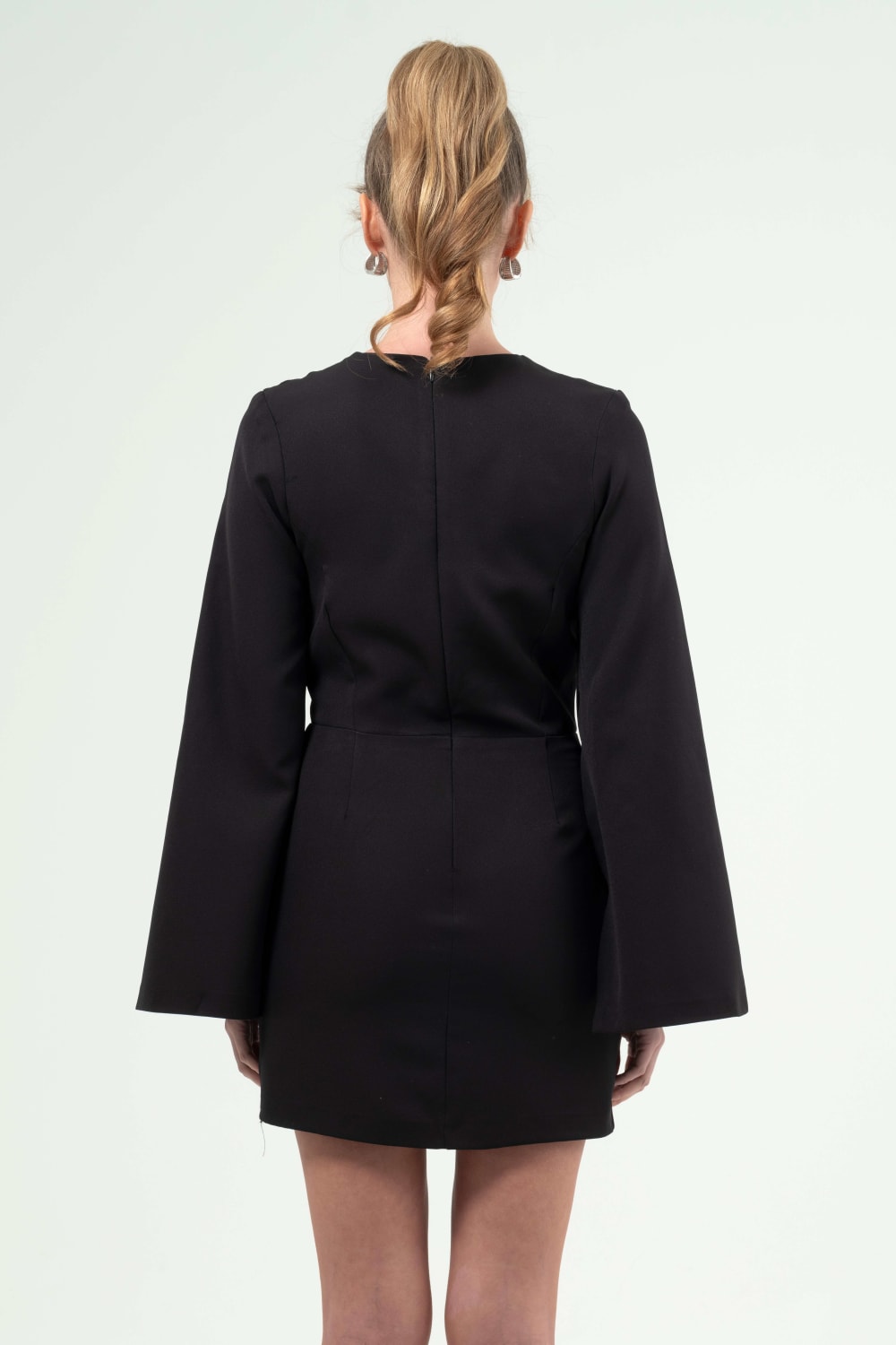 BÉLF-Valentina Black Dress-Elbise-5-fleurdirect.live